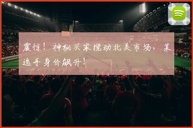 震惊！神秘买家搅动北美市场，某选手身价飙升！